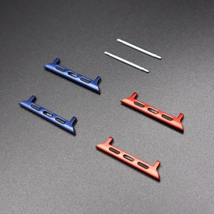 Apple Watch Band Metal Connector Adapter 1 pair. Connector for Apple Watch 38mm 40mm 42mm 44mm series 1 2 3 4 5 6. Spring bars included
