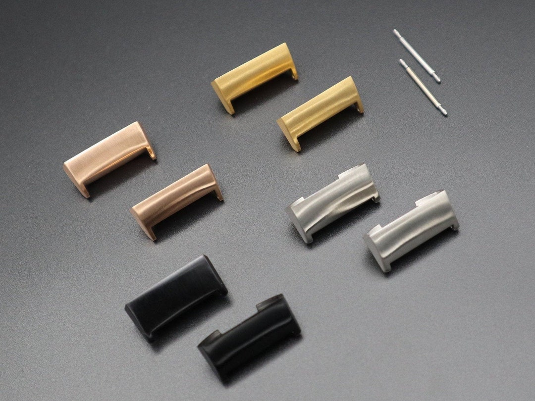 Fitbit Charge 3 and Charge 4 Band Connector Adapter 1 Pair Stainless