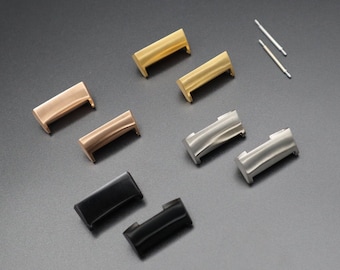 Adapter do łączenia opasek Fitbit Charge 3 i Charge 4. 1 para stalowych łączników Fitbit. Kompatybilny z opaskami 18 mm. W zestawie sprężyny.