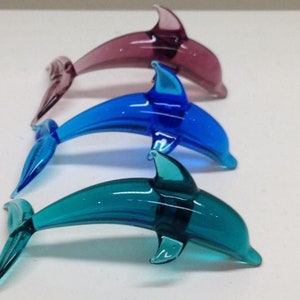 Handmade glass Dolphin