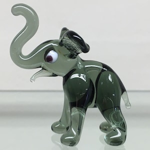 Hand made glass Elephant