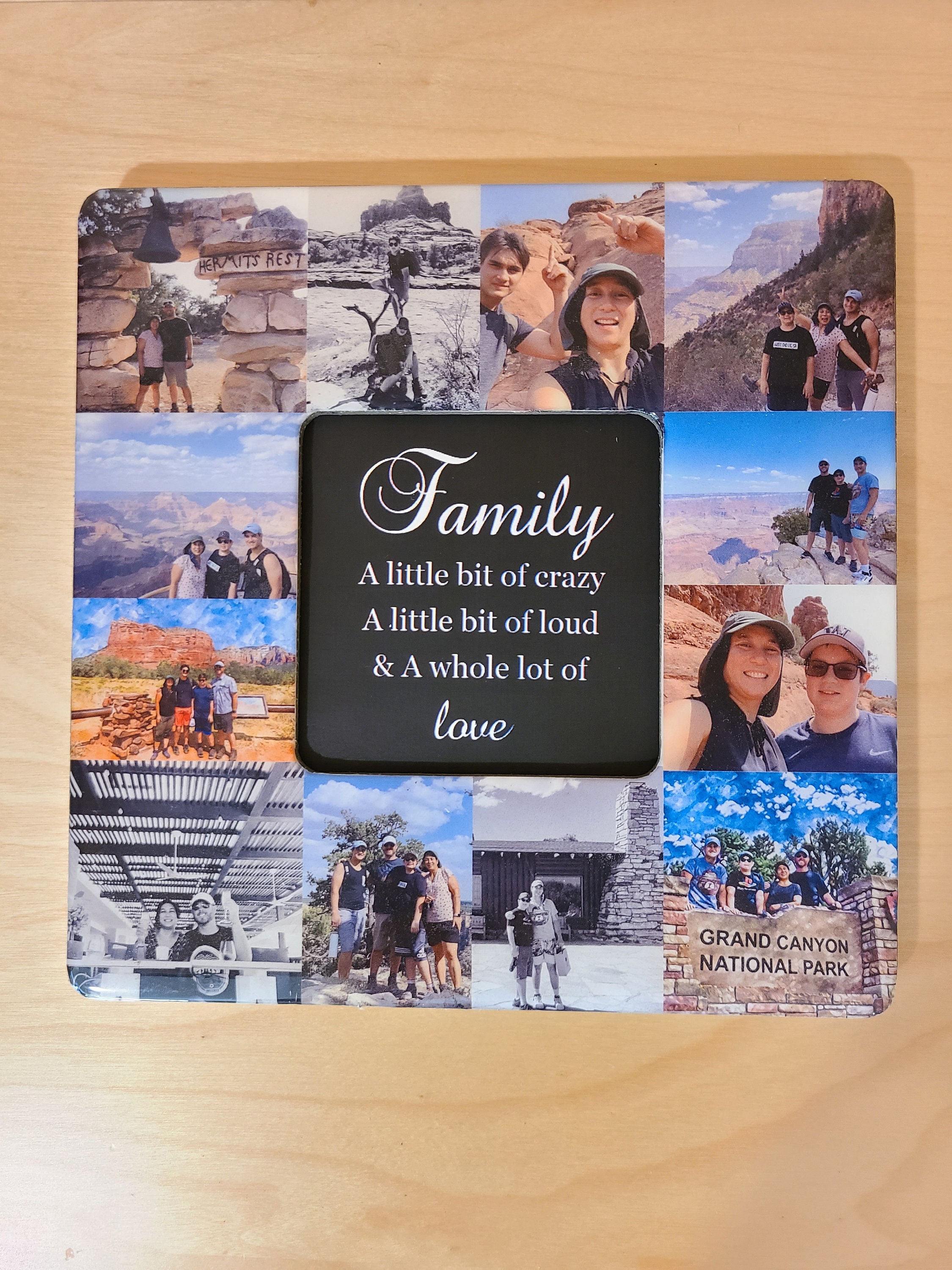 Family Collage Picture Frame Resin Picture Frame Etsy Norway