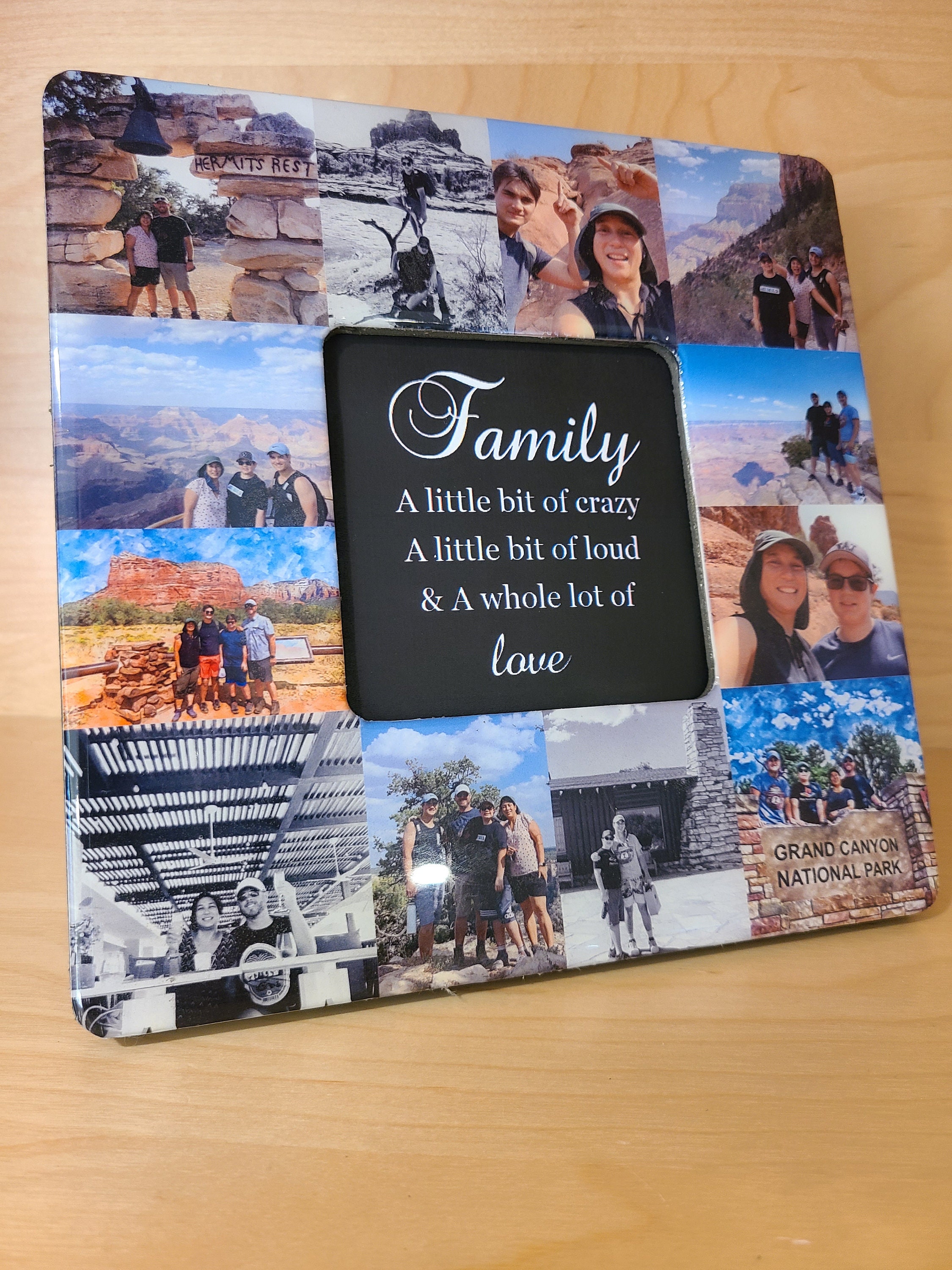 Family Collage Picture Frame Resin Picture Frame Etsy Norway