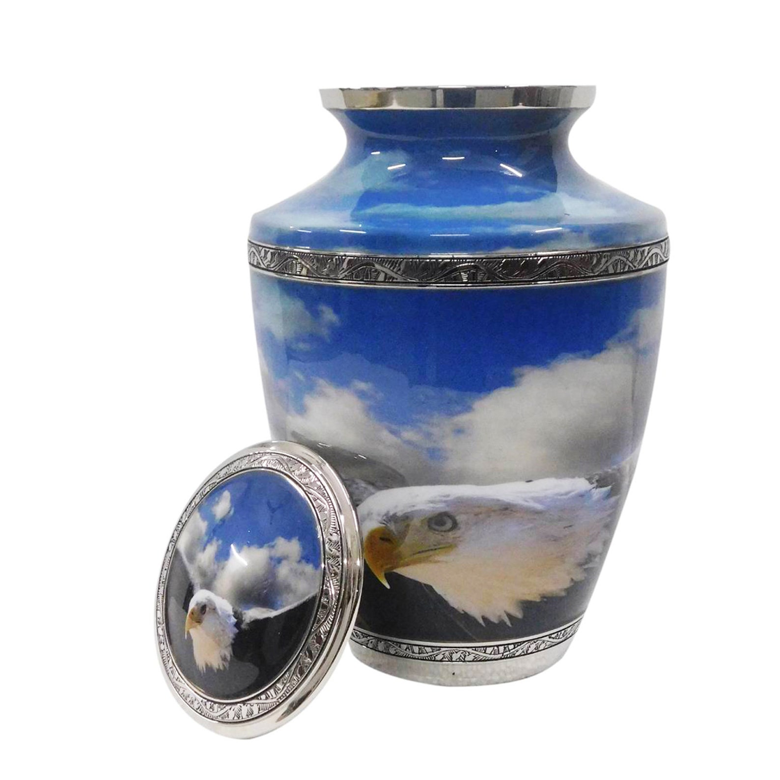 Bald Eagle Flyingsilver Cremation Urns for Human Etsy