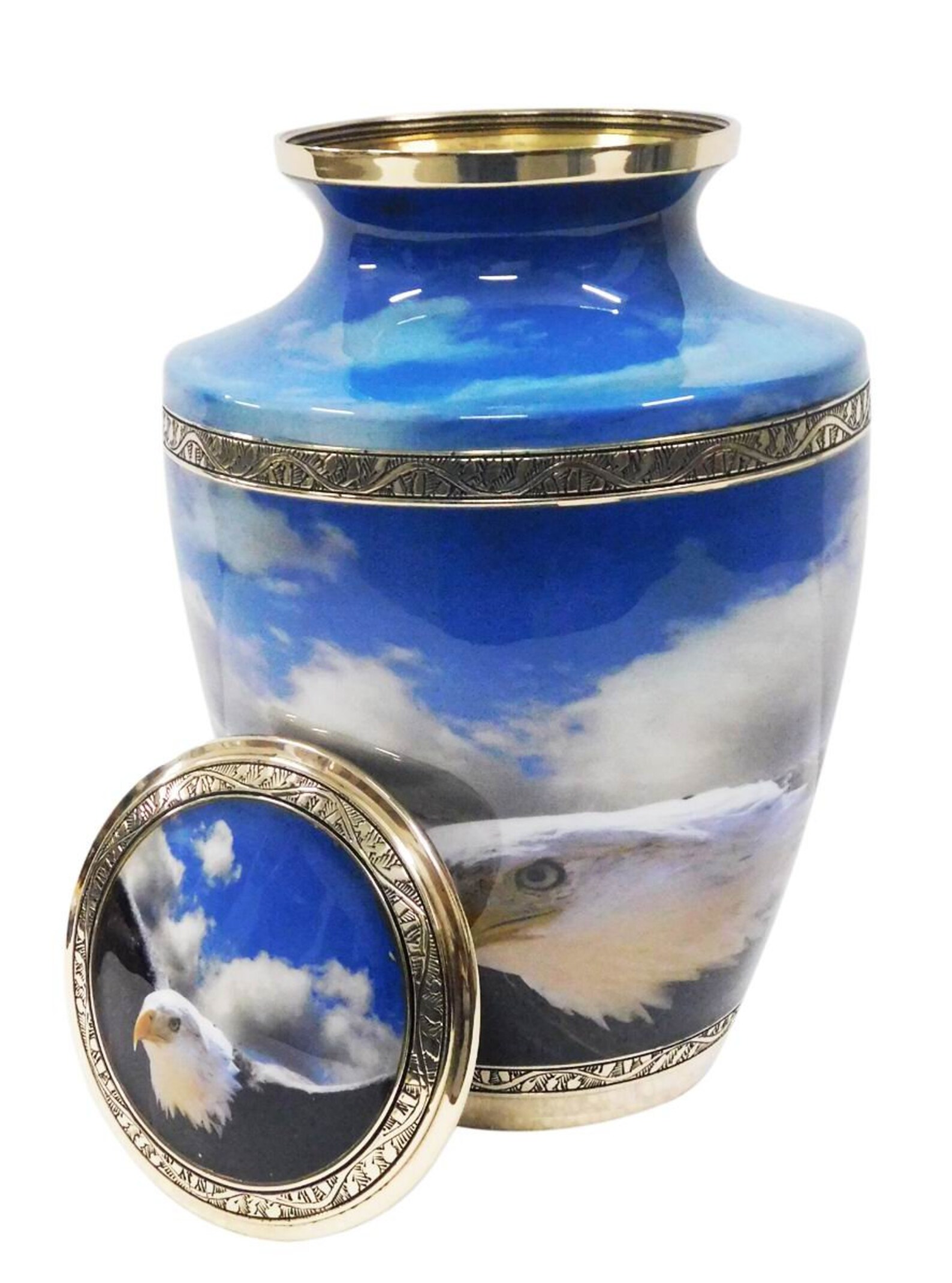 Bald Eagle Flyinggold Cremation Urns for Human Etsy