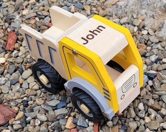 Personalised Wooden Dump Truck