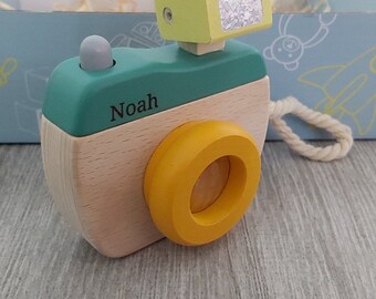 Personalised Wooden Kaleidoscope Camera