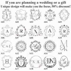 Personalisiertes Wachs-Siegel-Stempel-Set - Personalisierter Initialen- oder Logo-Wachsstempel für Hochzeiten, Geschenke, Briefe, Benutzerdefiniert Jedes Logo-Wachs-Siegel-Set mit Schmelzofen