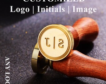 Custom Wax Seal Stamp Kit – Custom Any Logo Wax Seal, Personalized Wax Seal Stamp Kit For Wedding Invitation, Wedding Wax Seal Set