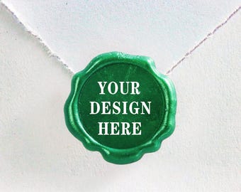 Custom Any Logo Wax Seal Stamp Kit – Wedding Wax Seal Kit, Personalized Wax Seal Stamp Kit For Wedding Invitation, Wedding Wax Seal Set