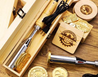 Custom Woodworking Branding Iron, Custom Wood Burning Stamp for Gift , Electric Signature Wood Branding Iron Custom, Hamburger Branding Iron