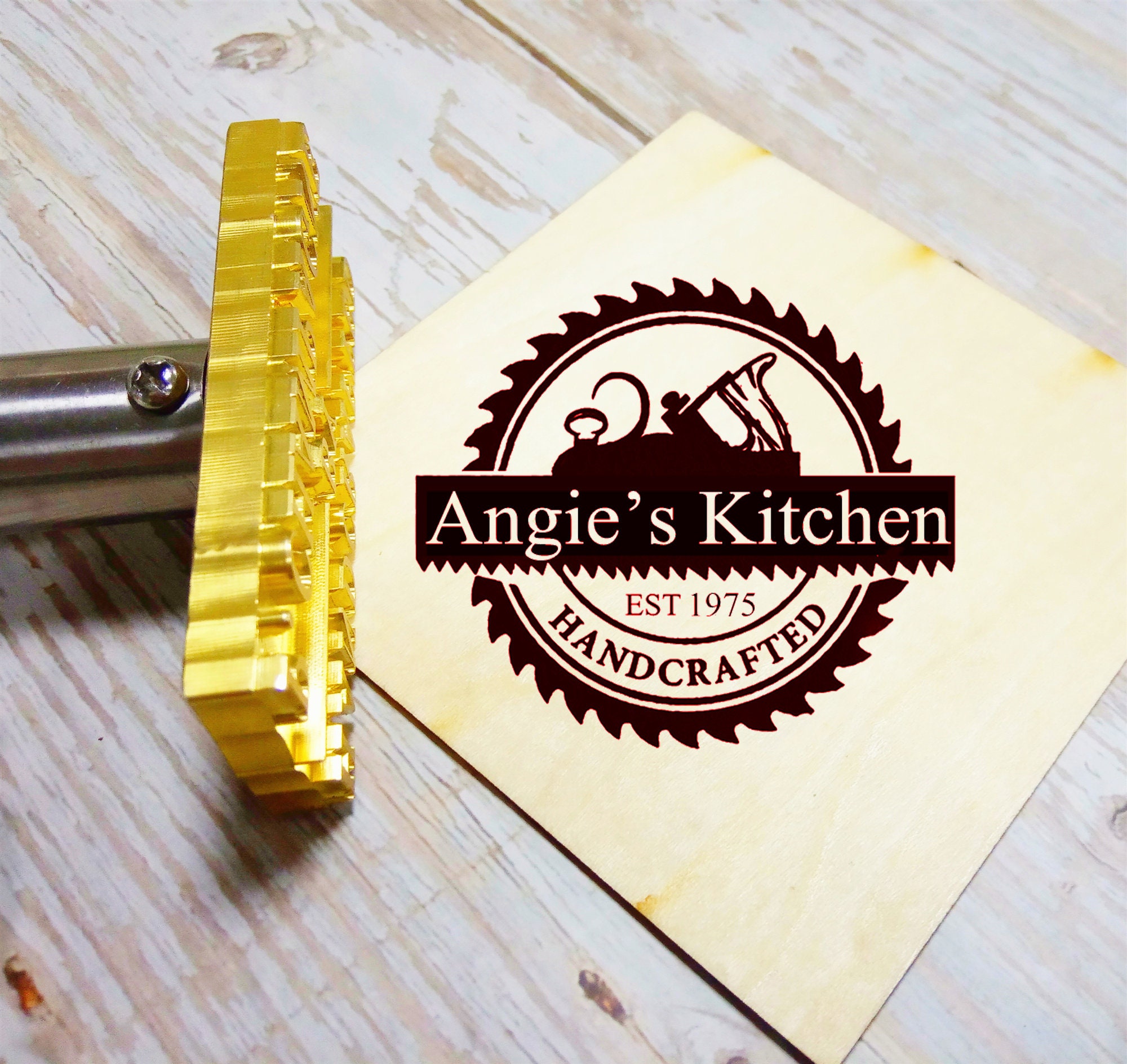 Custom branding iron Electric wood burning stamp Wood Etsy