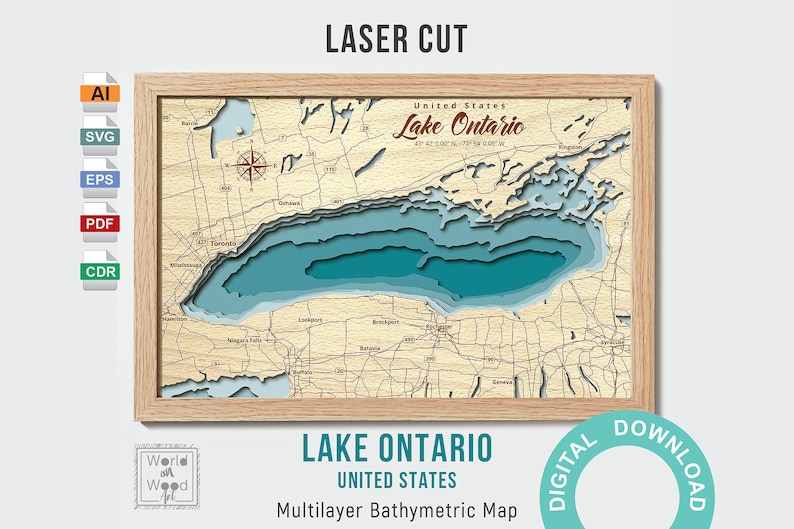 Digital File PDF SVG Lake Ontario - Il 794xN.5856599397 Ln6g