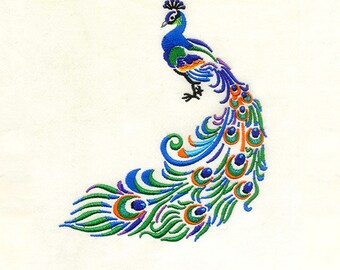 Featured image of post Embroidery Designs Drawing Peacock - Commercial use of our machine embroidery designs.
