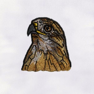 Stunning Bird Machine Embroidery Design | Hawk Embroidery Design | Bird Embroidery Design |4x4 Hawk Head DST Embroidery Design |Digital File