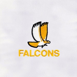Flying Falcon Machine Embroidery Design |Bird Embroidery Design |Falcon Bird DST Embroidery File |4x4 Falcon Embroidery Design |Digital File