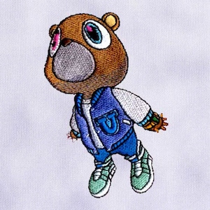 Bear Embroidery Design | Cute Teddy Bear Embroidery Design |Toy Embroidery Design | 4x4 Small Bear Embroidery File | Digital Embroidery File