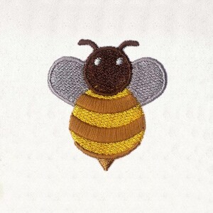 Bumbling Honey Bee Embroidery Design | Insect Embroidery Design | Honey Bee DST File | Bee Machine Embroidery Design | Digital File