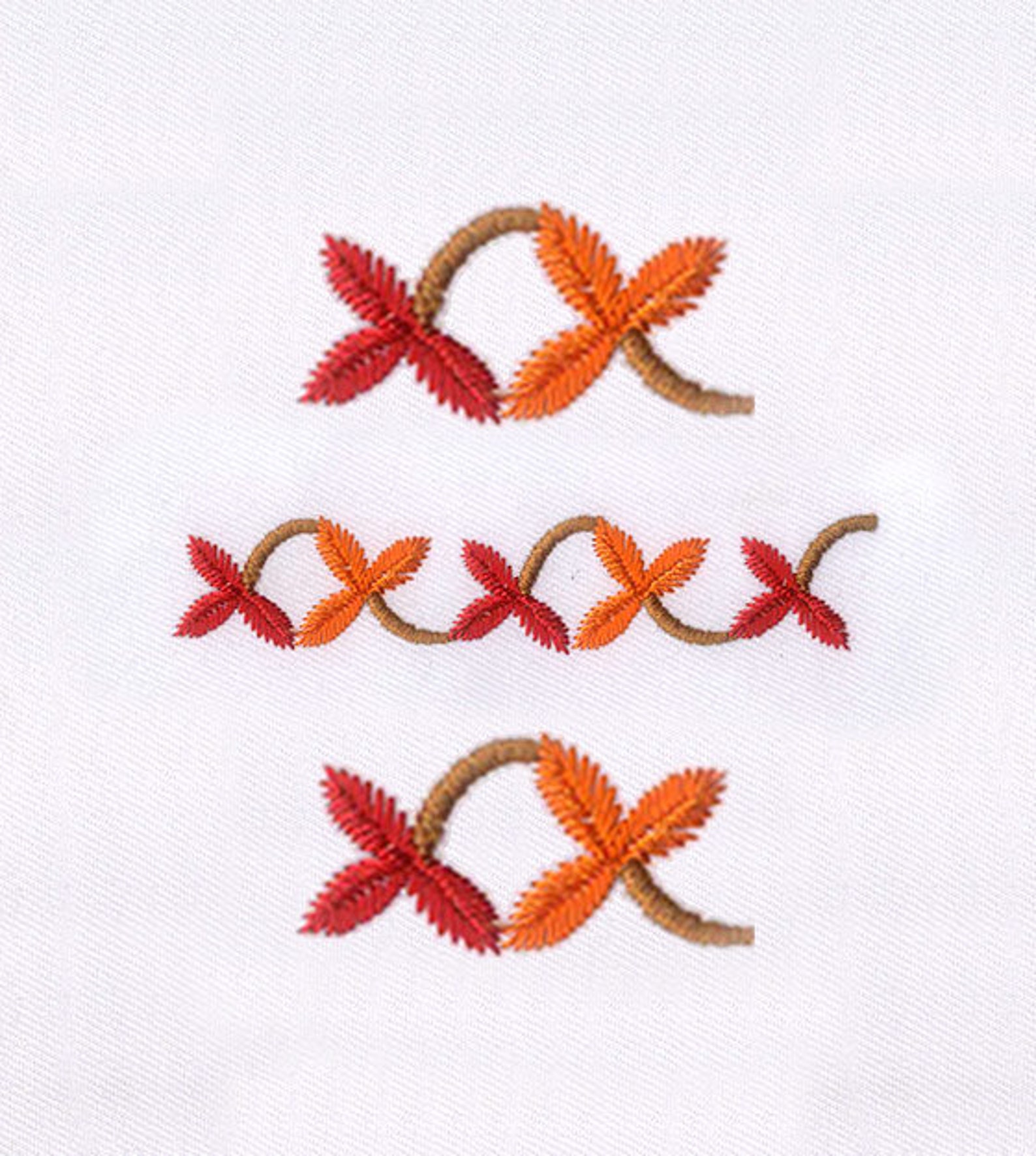 Leaves Border Embroidery Design Leaves Border Embroidery Design