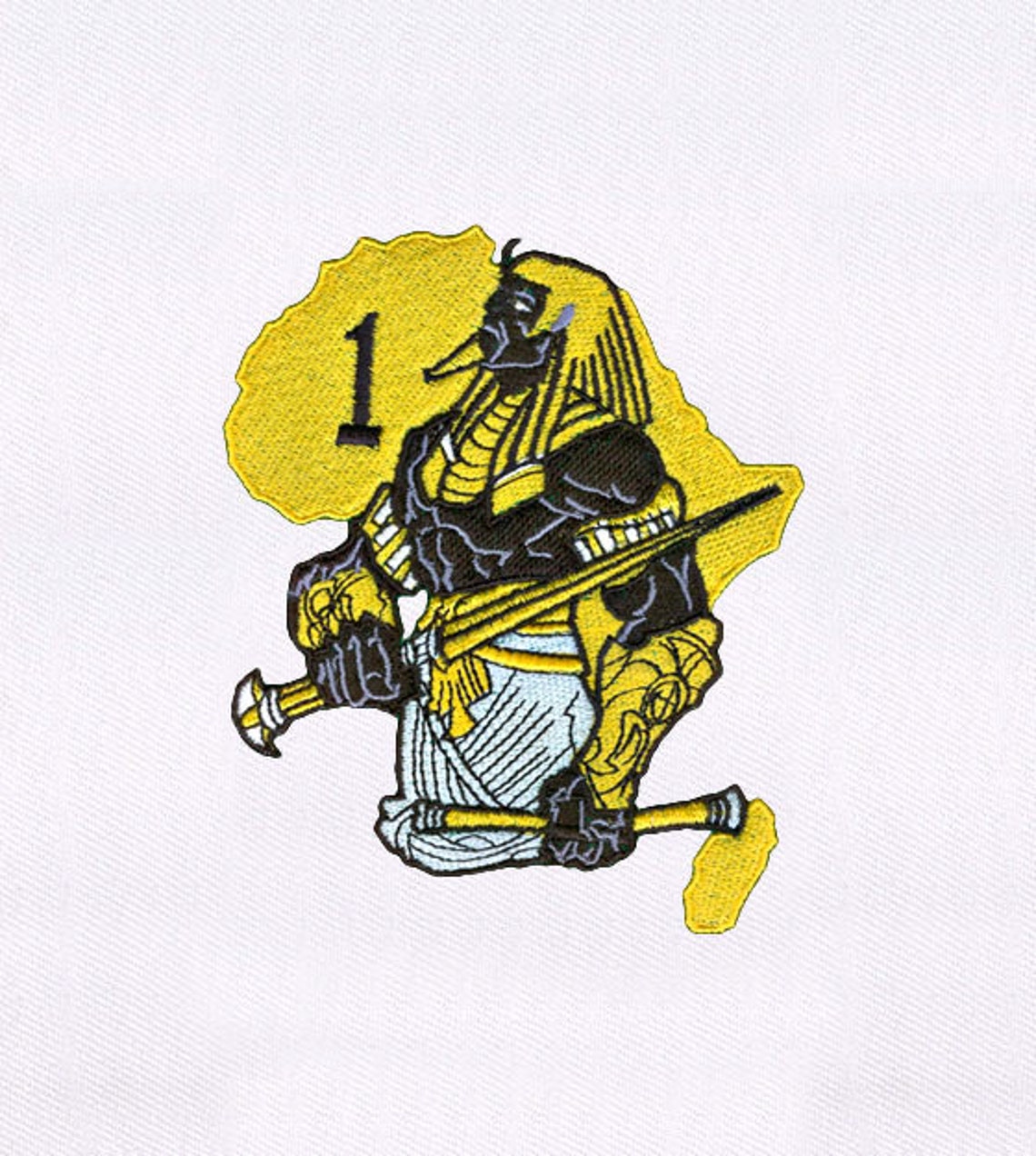 Ancient egyptian warrior embroidery design egypt embroidery  etsy