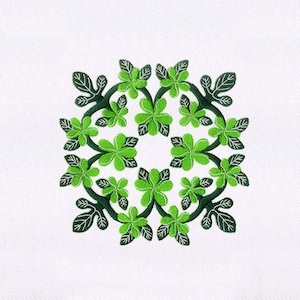 Leaves Quilting Machine Embroidery Design | Leaves Embroidery Design | Quilting PES File | Quilting Embroidery Design | Digital File