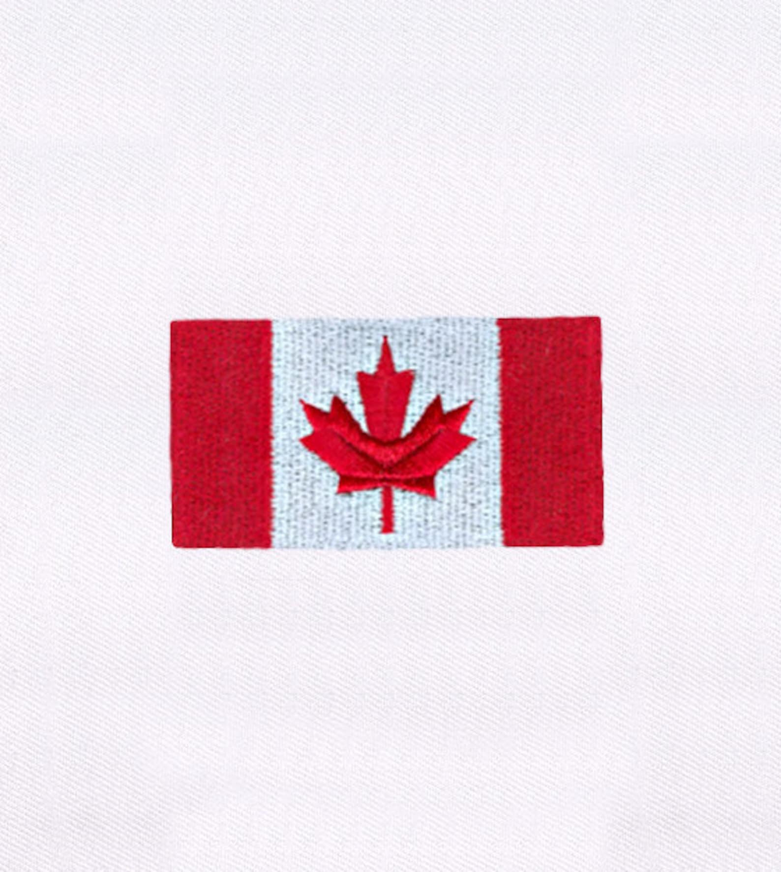 Canada Flag Embroidery Design Flag of Canada Embroidery Etsy