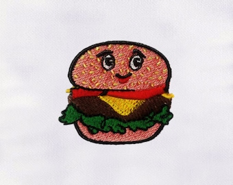3 Set of Fast foods Machine Embroidery Design File