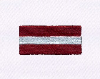 The National Flag of Latvia Embroidery Design |Latvia Flag Embroidery Design | Flag Embroidery Design | Latvia Flag PES Embroidery Design