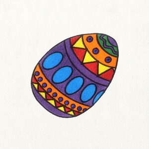 Beautifully Decorated Easter Egg Embroidery Design |Egg Embroidery Design | Easter Egg DST File | Easter Embroidery Design | Digital File
