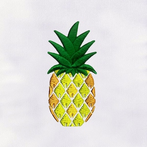 Pineapple Machine Embroidery Design | Fruit Embroidery Design | Pineapple Fruit DST File | 4x4 Pineapple Embroidery Design | Digital File
