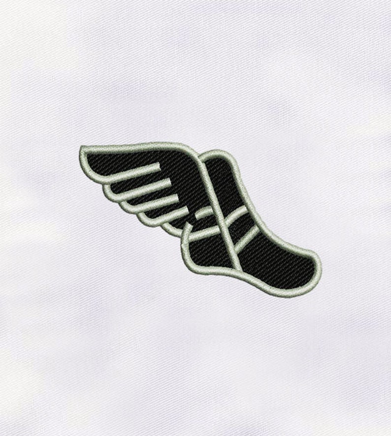 Flying shoes machine embroidery design shoes embroidery  etsy