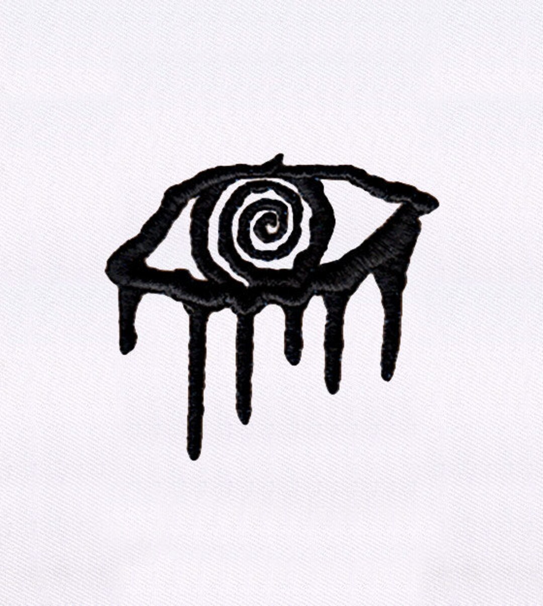 View of Magical Black Eye Puff Embroidery Design |crying Eye Embroidery Design ...