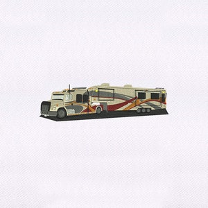 Camouflage Trailer Truck Embroidery Design |Truck Embroidery Design | Vehicle Embroidery Design |6x10 Truck Embroidery Design |Digital File