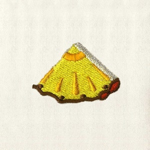 Juicy Pineapple Quarter Embroidery Design |Fruit Embroidery Design |Pineapple DST File| Pineapple Machine Embroidery Design |Digital File