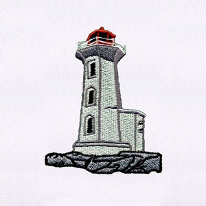 Lighthouse Scene Embroidery Design | Lighthouse Embroidery Design | Lighthouse |  Lighthouse PES Embroidery Design | Embroidery File
