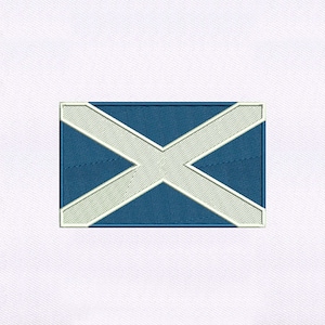 Flag of Scotland Embroidery Design | Flag Embroidery Design | Scotland PES File |  Scotland Flag Machine Embroidery Design | Digital File