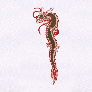 Chinese New Year Dragon Embroidery Design | Chinese Dragon Puppet Embroidery Design | Dragon Machine Embroidery Design | Digital File