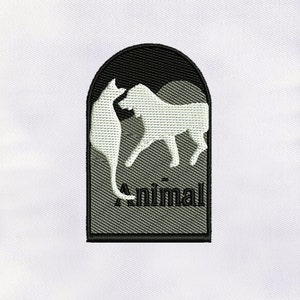 Cat And Dog Machine Embroidery Design | Animal Embroidery Design |Cat PES File |Dog DST File |4x4 Pet Animal Embroidery Design |Digital File