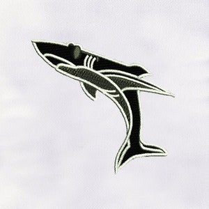 Shark Machine Embroidery Design |Sea Animal Embroidery Design|Fish Embroidery Design|Shark DST File|4x4 Shark Embroidery Design|Digital File