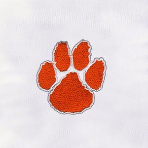 Orange Paw Machine Embroidery Design | Animal Paw Embroidery Design | Paw PES Embroidery File | 4x4 Dog Paw Embroidery Design | Digital File