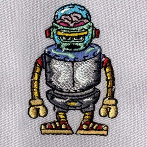 Robot Embroidery Design |Toy Embroidery Design |Robot Machine Embroidery Design |2.5x2.5 2Robot PES Embroidery File |Digital Embroidery File