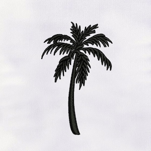 Palm Tree Machine Embroidery Design | Tree Embroidery Design | Plant Embroidery Design | 4x4 Palm Tree Embroidery Design | Digital File