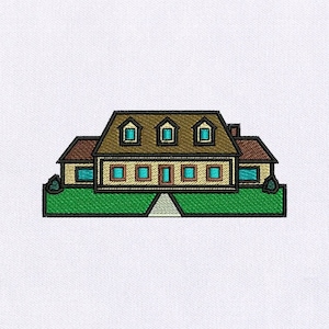Quaint Little House Embroidery Design |Home Sweet Home Embroidery Design |House PES Embroidery File|4x4 Home Embroidery Design |Digital File