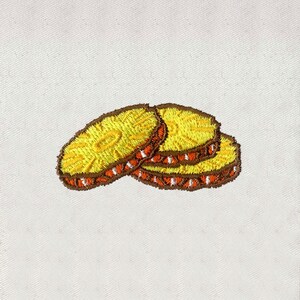 Pineapple Slices Machine Embroidery Design |Fruit Embroidery Design |Pineapple DST File| Pineapple Slices Embroidery Design |Digital File