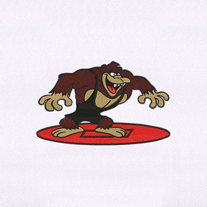 Gorilla Embroidery Design | Animal Embroidery Design | Muscular Gorilla Embroidery Design |  Gorilla PES Embroidery Design | Digital File