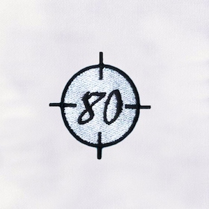 Unique Numbers Machine Embroidery Design | Scope Embroidery Design | 80 Numbers DST File | 4x4 Number Embroidery Design | Digital File