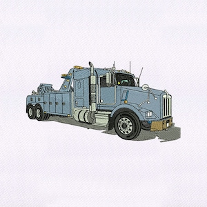 Enormous Industrial Truck Embroidery Design | Vehicle Embroidery Design |Truck PES File | 6x10 Truck Machine Embroidery Design |Digital File