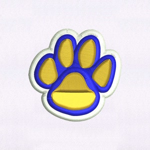 Baby Bear Paw Print Embroidery Design |Paw Embroidery Design | Bear Paw Embroidery Design |Bear Paw PES File |2.5x2.5 Paw Print Digital File