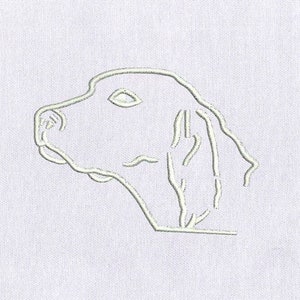 Dog Face Machine Embroidery Design | Animal Embroidery Design | Dog PES Embroidery File | 4x4 Dog Embroidery Design |Digital Embroidery File