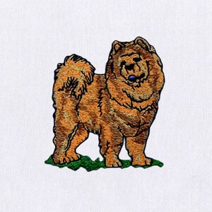 Chow Chow Embroidery Design | Pet Embroidery Design |Animal Embroidery Design | Chow Dog Embroidery Design | 8x8 Dog PES File | Digital File